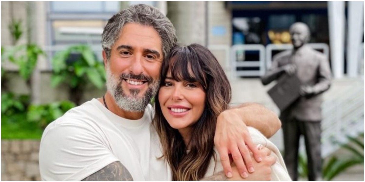 O apresentador surge sempre muito apaixonado com a esposa (Reprodução: Instagram)