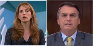 Poliana Abritta deu notícia envolvendo Bolsonaro - Foto: Montagem