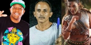 Psirico, Manoel Gomes e Tays Reis, da Banda Vingadora (Foto: Divulgação)