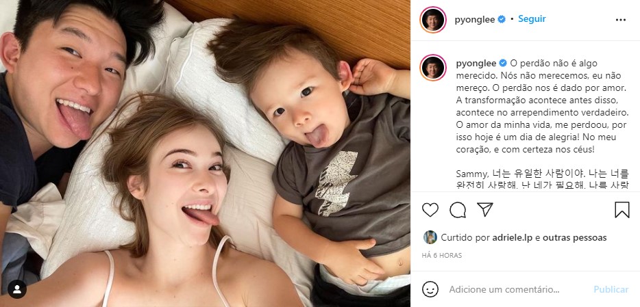 Pyong e Sammy Lee reatam casamento, após suposta traição - Foto: Reprodução