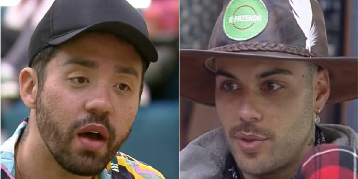 Rico e Gui Araujo brigam feio em A Fazenda 13 - Foto: Reprodução
