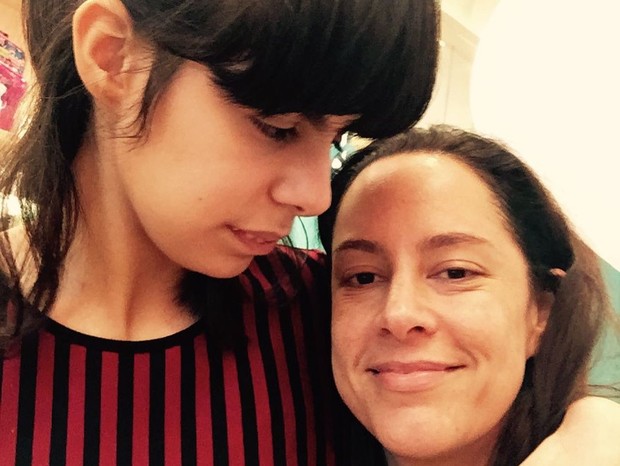 Silvia Abravanel ao lado de Luana, sua filha (Foto: Reprodução)