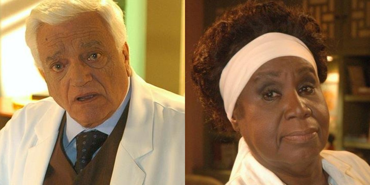Walmor Chagas e Marina Miranda em "Caminhos do Coração" (Foto: Divulgação/Record)