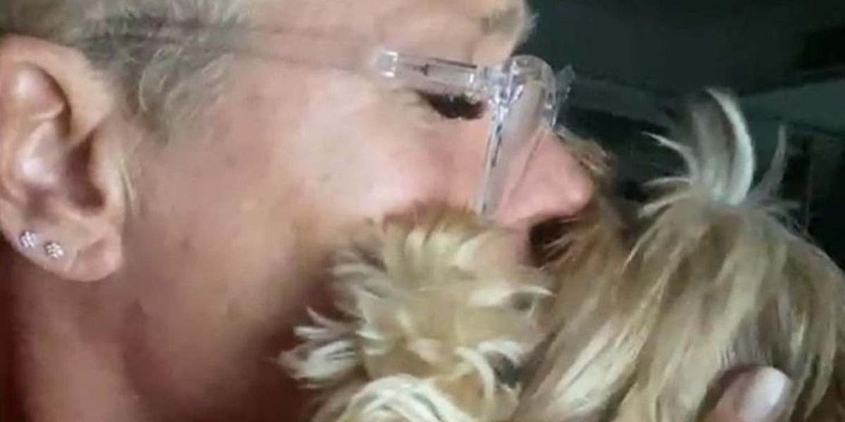 Xuxa e a cachorrinha Doralice, que disse ser sua filha