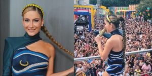 Claudia Leitte é criticada após fazer show para multidão em SP (Foto: Reprodução)