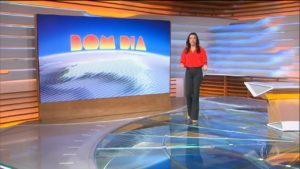 Ana Paula Araújo comandou o Bom Dia Brasil sem Chico Pinheiro (Foto: Reprodução/Globo)