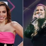 Anitta apresenta homenagem para Marília Mendonça no Grammy Latino (Foto: Reprodução/ Montagem)