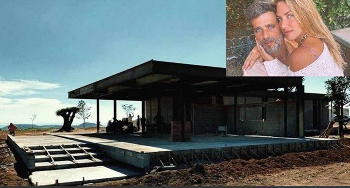 A casa da família de Bruno Gagliasso e Giovanna Ewbank está com as construções a todo vapor (Foto: Montagem/ Instagram)