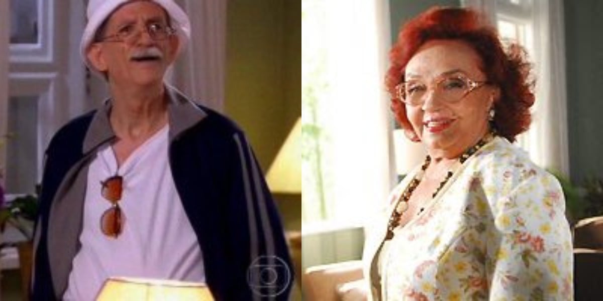 Chico Tenreiro e Lupe Gigliotti em "Cama de Gato" (Foto: Reprodução/TV Globo)