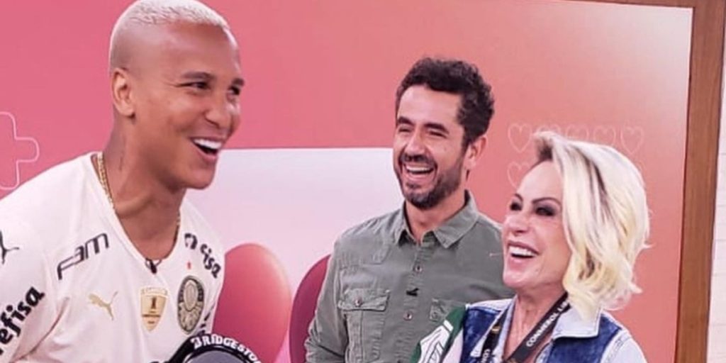 Deyverson, Ana Maria Braga e Felipe Andreoli, na Globo - Foto: Reprodução Deyverson, Ana Maria Braga e Felipe Andreoli, na Globo - Foto: Reprodução