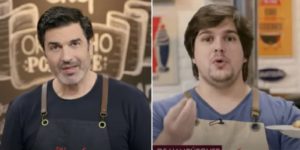 Edu Guedes intervém em brincadeira de Lucas Salles (Foto: Reprodução/Band)