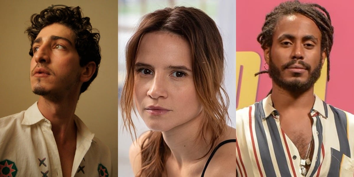 Johnny Massaro, Bianca Comparato e Ícaro Silva são LGBTQIA+ (Foto: Divulgação - TV Globo)