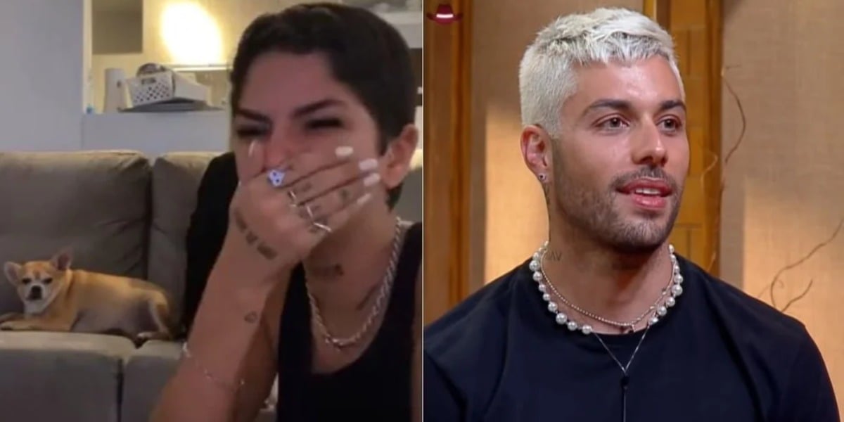 Lary Bottino é julgada até por cachorro ao chorar pela saída de Gui Araujo da Fazenda 13 - Foto: Reprodução