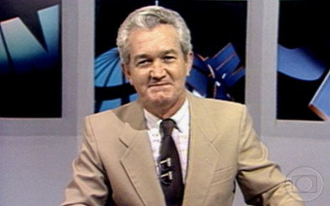 Léo Batista no "Jornal Nacional" (Foto: Reprodução/TV Globo)