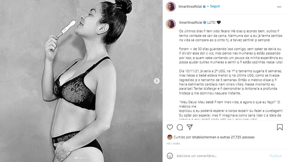 Li Martins perdeu o segundo filho que teria com JP Mantovani (Foto: Reprodução/Instagram)