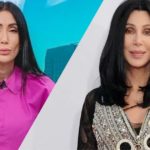 Michelle Barros tem uma semelhança incrível notada pelos fãs da cantora Cher (Foto: Montagem/ Twitter)