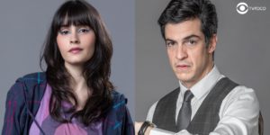 Guilherme (Mateus Solano) e Flávia (Valentina Herszage) de Quanto Mais Vida, Melhor! (Foto: Divulgação/Globo/Montagem/TV Foco)