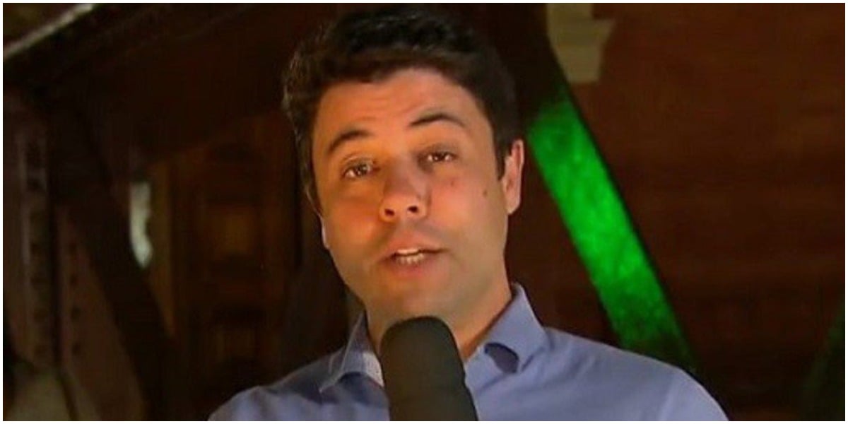 O repórter Tiago Eltz foi ameaçado - Foto: Reprodução