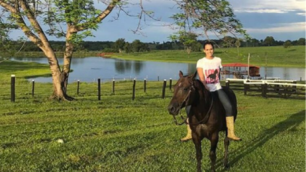 Lago da Fazenda do cantor sertanejo (Foto: Divulgação)