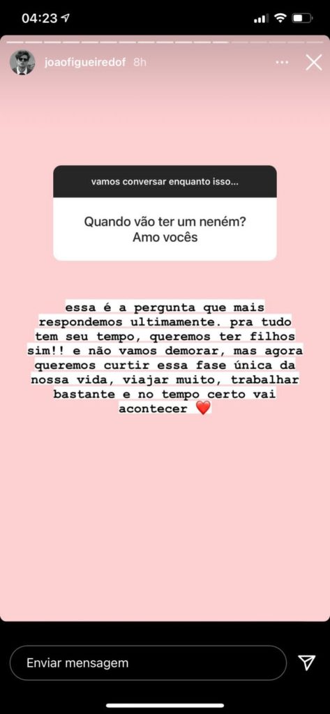 “Ser livre”, Marido de Sasha expõe desfecho de casamento, detona gravidez e confirma: “Não foi fácil”