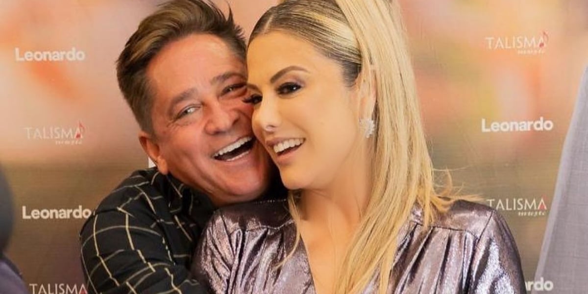 O cantor e Poliana Rocha estão juntos há mais de 25 anos (Foto: Reprodução)