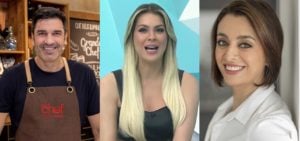 Renata Fan, Edu Guedes e Catia devem sofrer mudanças na Band (Foto: Montagem/TV Foco)