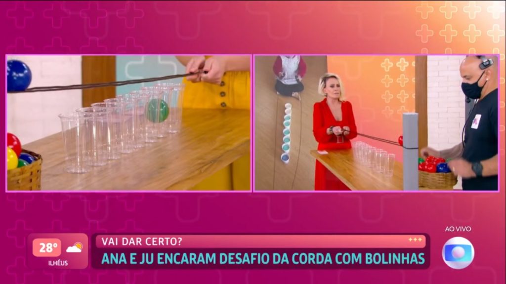 Ana Maria se irritou com integrante da produção 