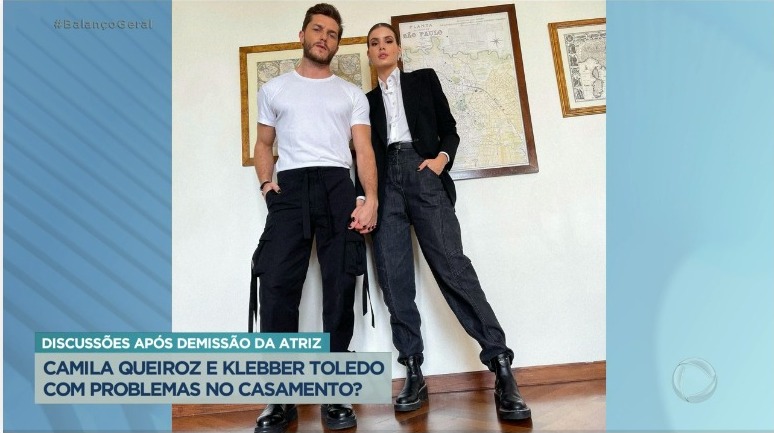 Klebber Toledo e Camila Queiroz 