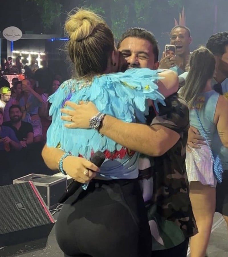 Xand Avião e Solange Almeida se reconciliam e postam reencontro e perdão no Twitter (Foto: Reprodução)