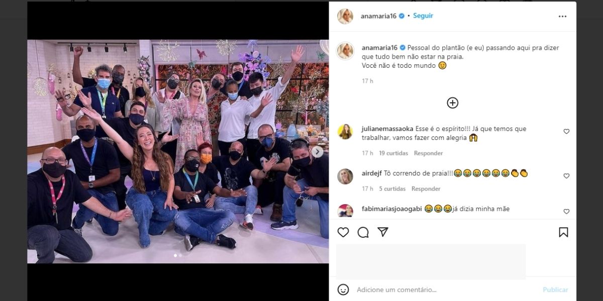 Ana Maria reúne equipe do Mais Você, denuncia o que vive na Globo e confirma: "Todo mundo" Ana Maria reúne equipe do Mais Você, denuncia o que vive na Globo e confirma: "Todo mundo"