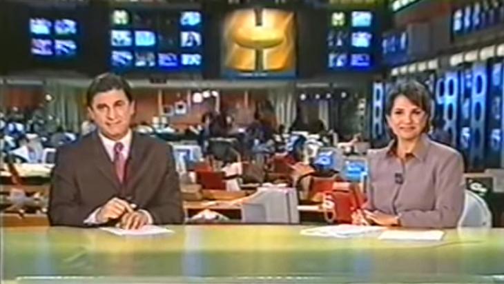 Carlos Nascimento e Sandra Annenberg no "Jornal Hoje" (Foto: Reprodução/TV Globo) Carlos Nascimento e Sandra Annenberg no "Jornal Hoje" (Foto: Reprodução/TV Globo)