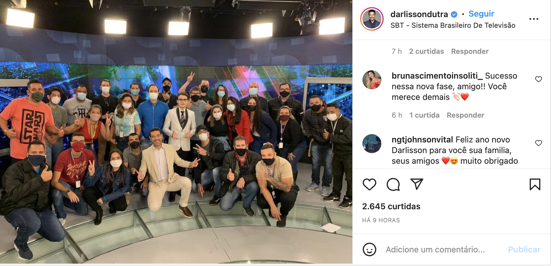 O repórter Darlisson Dutra surpreendeu (Foto: Reprodução) 