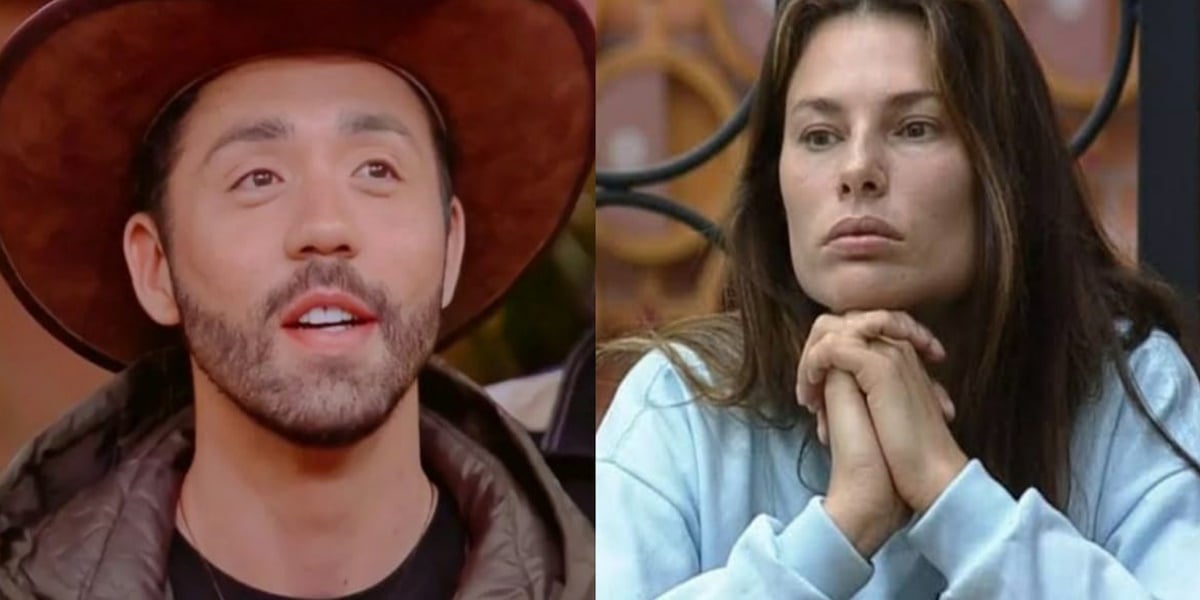 Rico e Dayane Mello foram rivais em 'A Fazenda' (Foto: Montagem)