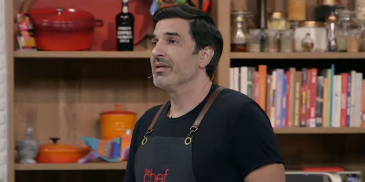 Edu Guedes expõe amor por rapaz no The Chef (Reprodução: Band)