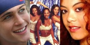 Felipe Dylon, As Meninas e Luka (Foto: Reprodução)