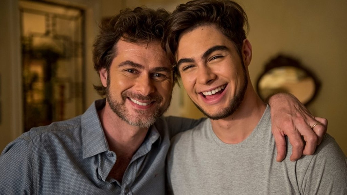 Pai e Filho: João Vitti e Rafael Vitti (Reprodução/ TV Globo)