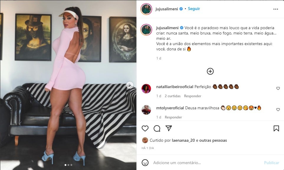 Juju Salimeni exibe corpão sensual - Foto: Reprodução