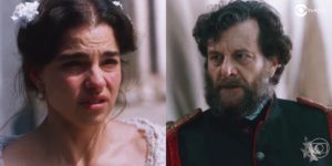 Pilar vira alvo de Solano na novela Nos Tempos do Imperador (Foto: Reprodução/Globo/Montagem/TV Foco)