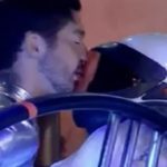 Rico Melquiades beijou muito durante a festa em 'A Fazenda' (Foto: reprodução)