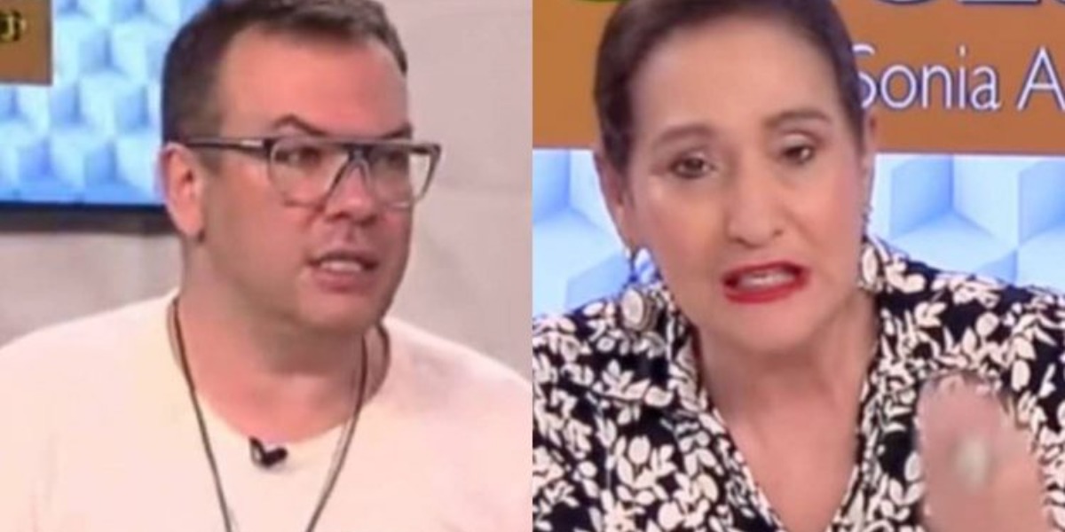 Felipeh Campos e Sonia Abrão (Foto: Reprodução/RedeTV!) Felipeh Campos e Sonia Abrão (Foto: Reprodução/RedeTV!)
