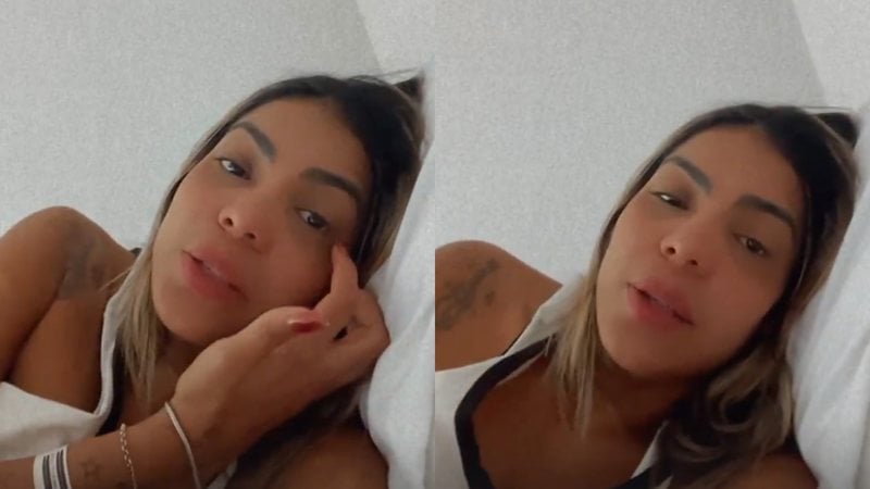 Tays Reis, grávida de Biel, confirma sangramento (Foto: Reprodução)