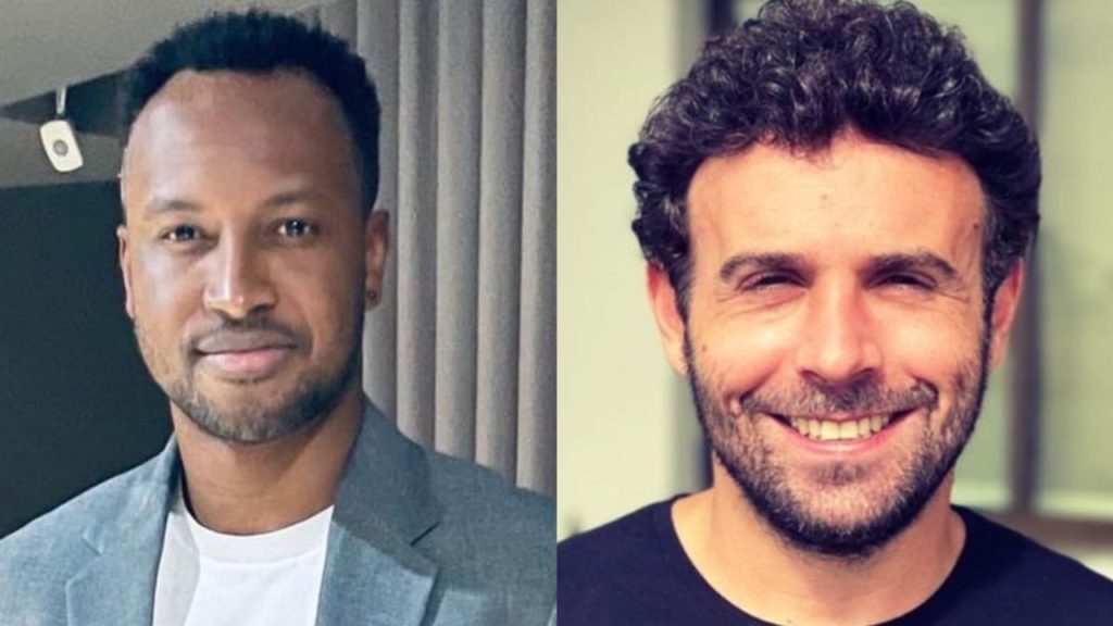 Thiaguinho e o empresário Bruno Azevedo