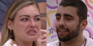 Bárbara passou mal na madrugada desta sexta no BBB22 e levantou suspeita de gravidez em participantes (Imagem: Montagem)