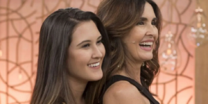 Bia Bonemer e a mãe, Fátima Bernardes (Foto: Divulgação)