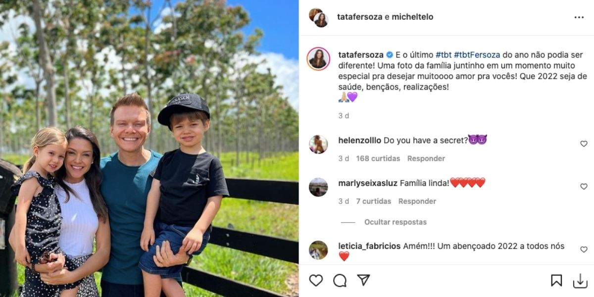 Thais Fersoza e Michel Teló (Reprodução)