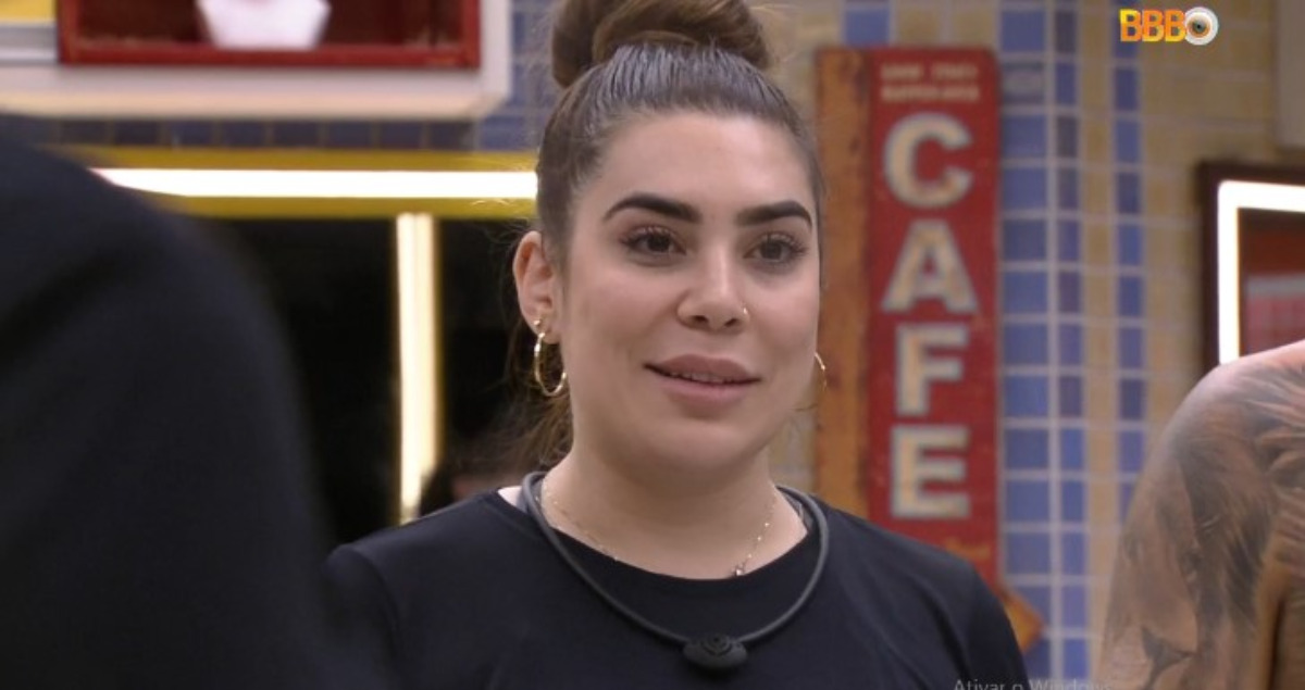 Naiara começa elogiar Linn e leva bronca da direção do BBB22 (Foto: Reprodução / Globoplay) Naiara começa elogiar Linn e leva bronca da direção do BBB22 (Foto: Reprodução / Globoplay)