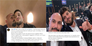Post de Chay Suede se declarando para amigo (Foto: Reprodução/Instagram)
