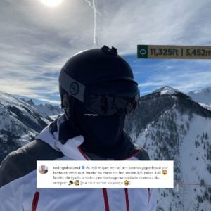 Publicação Rodrigo Bocardi, provavelmente em Aspen comemorando o aniversário (Foto: Reprodução/Instagram) Publicação Rodrigo Bocardi, provavelmente em Aspen comemorando o aniversário (Foto: Reprodução/Instagram)