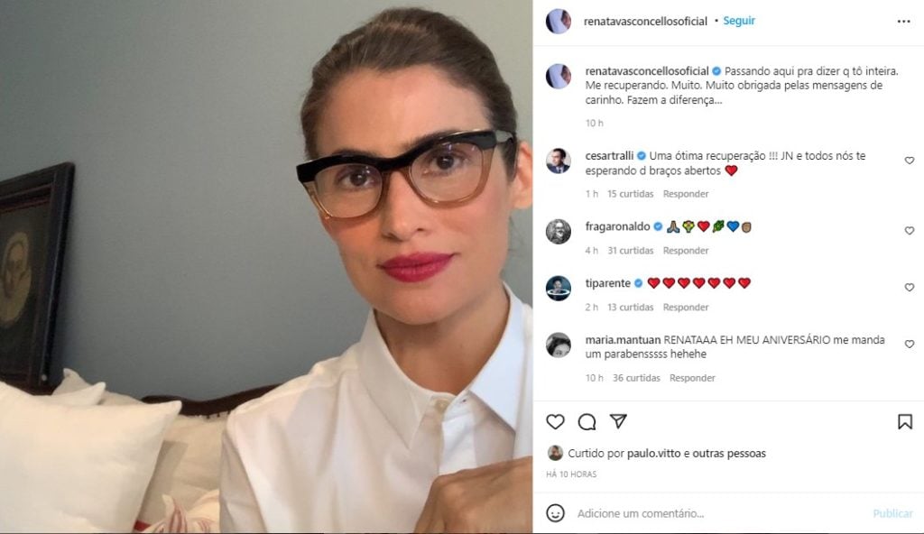 Renata Vasconcellos instagram Renata Vasconcellos instagram