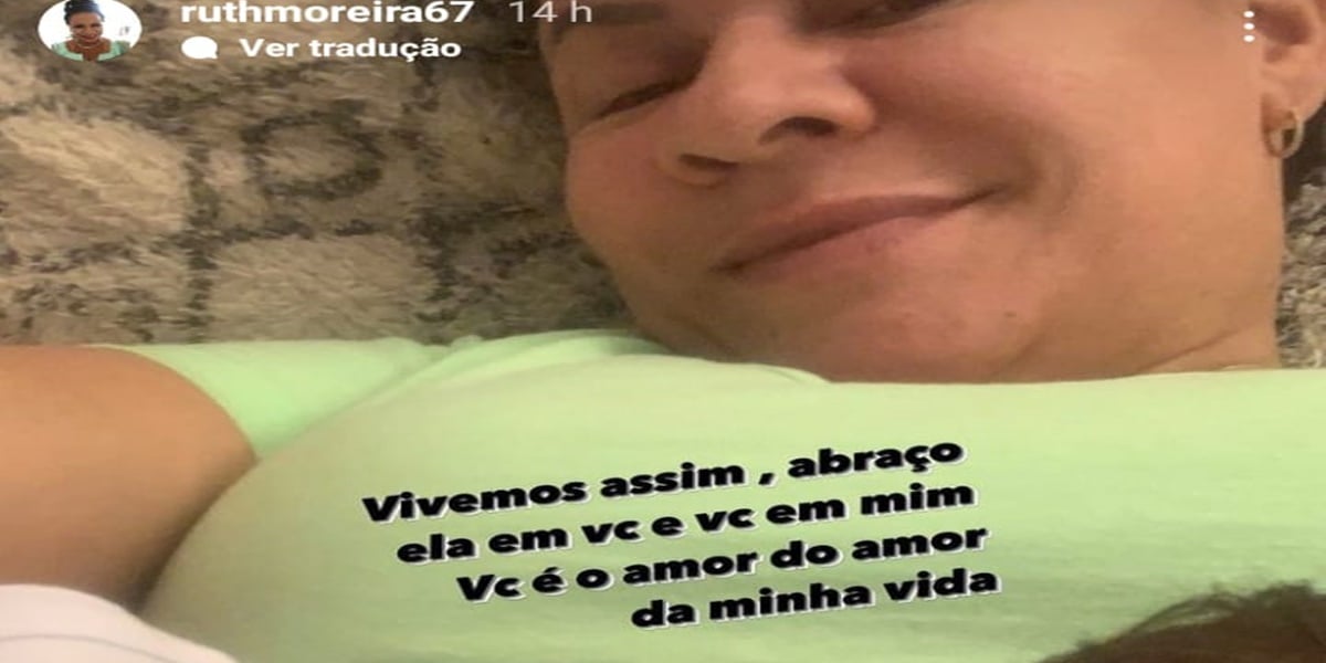 Ruth Moreira disse abraçar o neto para sentir a filha, Marília Mendonça (Foto: instagram)